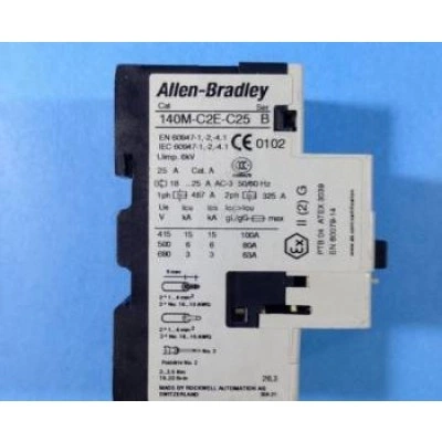 140M-C2E-C25 CIRCUIT BREAKER 18-25 A 3 POLES 415V Allen Bradley 140M-C2E-C25 CIRCUIT BREAKER 18-25 A 3 POLES 415V Allen Bradley