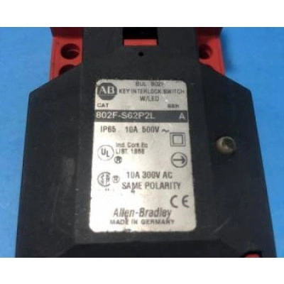 802F-S62P2L SERIES A KEY INTERLOCK SWITCH W/ LED Allen Bradley