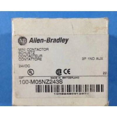 100-M05N-Z243S MINI CONTACTOR 3 POLE 1 NO Allen Bradley