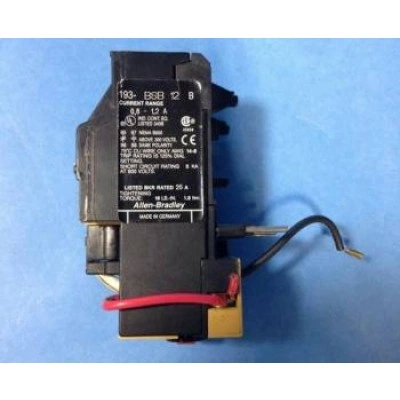 193-BSB-12 OVERLOAD REALY .8 - 1.2AMP BI-METALLIC Allen Bradley 193-BSB-12 OVERLOAD REALY .8 - 1.2AMP BI-METALLIC Allen Bradley