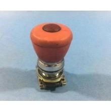 800FM-LMP44 PUSHBUTTON MUSHROOM PUSH-PULL METAL RED Allen Bradley