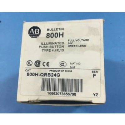 800H-QRB24G PUSH BUTTON EXTENDED HEAD W/O GUARD 24V Allen Bradley