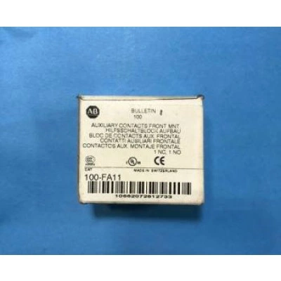 100-FA11 AUXILIARY CONTACT BLOCK FRONT MOUNTING Allen Bradley