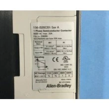 156-B20CB1 CONTACTOR SOLID STATE POWER 20A 24VDC Allen Bradley